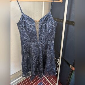 Dress the population sequin dress